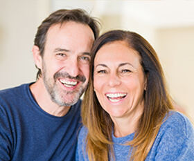 Middle aged couple