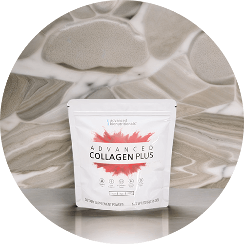 Advanced Collagen Plus Stone Background