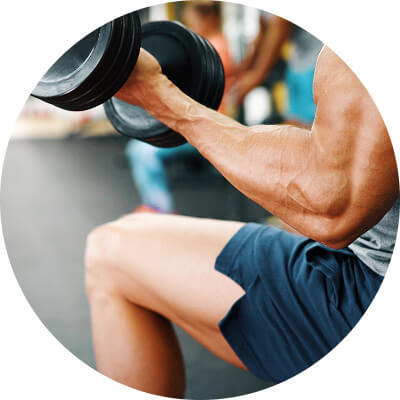 Lifting weights