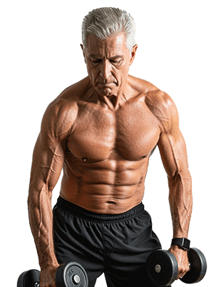 Man lifting weights