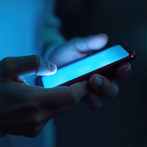 Phone in the dark