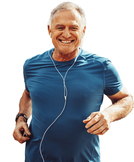 Man jogging