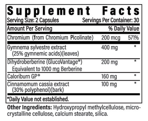 GLP-1 Plus Supplement Facts