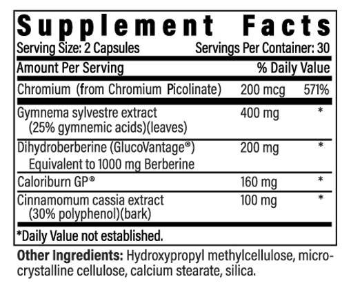 GLP-1 Plus Supplement Facts